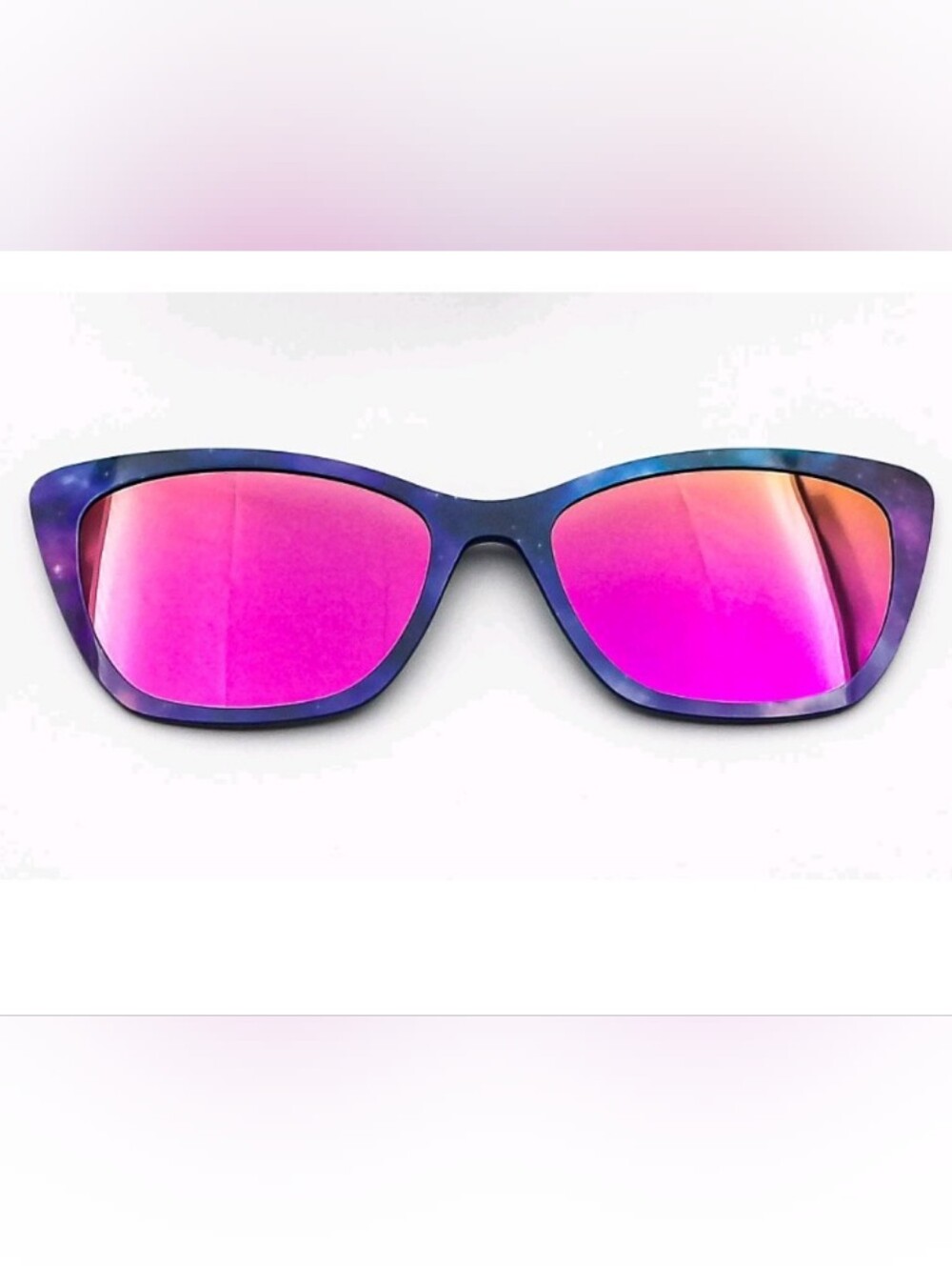Pair Eyewear The Wanda Galaxy Magnetic Sun Top Topper Pink Mirrored Lens Purple